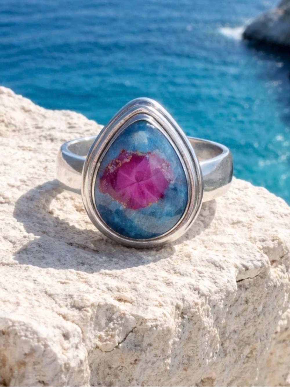 Ruby In Kyanite Ring - Picture 9 of 12